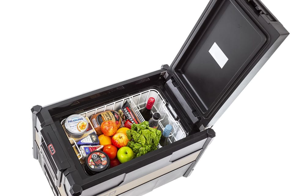 A 40–60L (medium chest fridge) is the most popular size for camping for a young family or couple. 